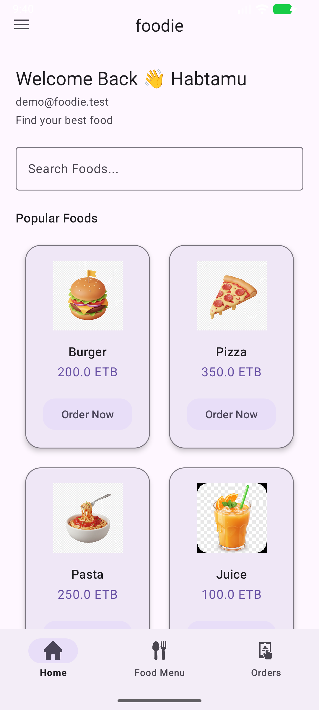 Foodie — Android Food App